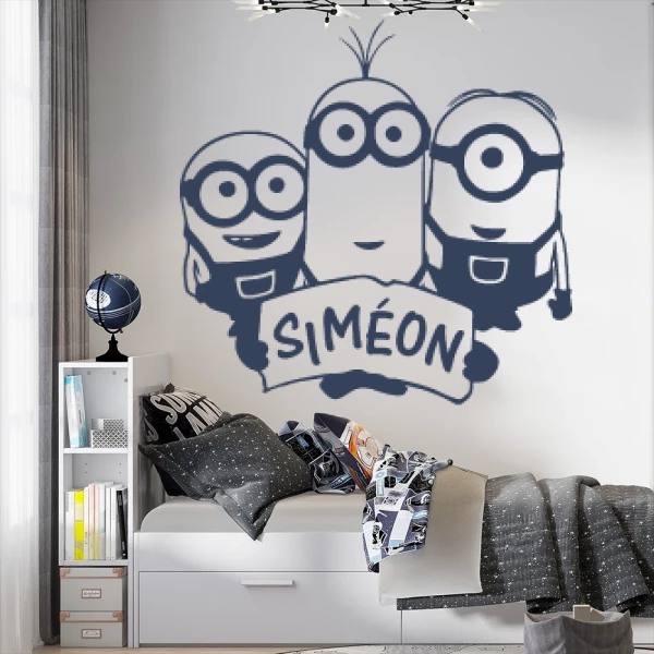 Sticker Siméon Trio van Minions