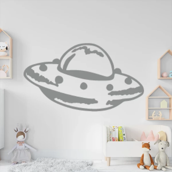 Sticker Vliegende schotel