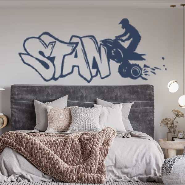 Sticker Stan Graffiti Quad