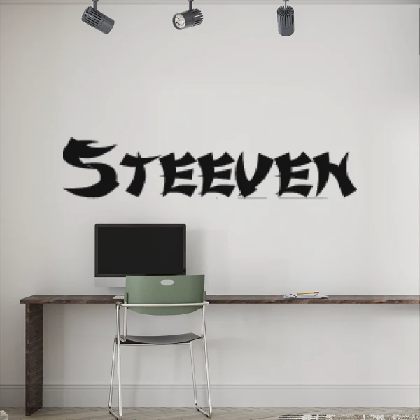 Sticker Steeven Aziatische