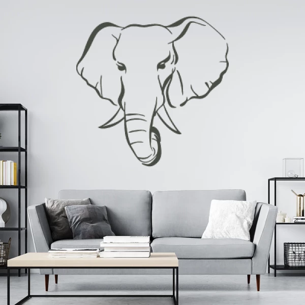 Sticker Hoof van olifant