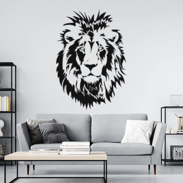 Sticker Lion Hoofd