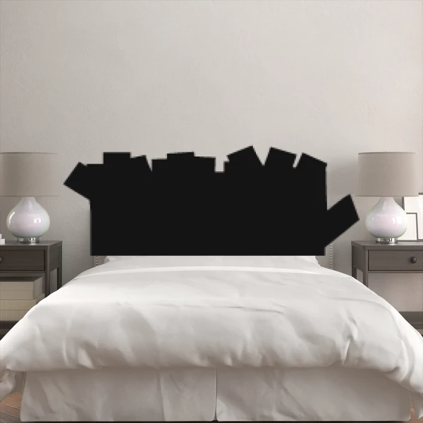 Sticker Hoofd van bed - Schilderij