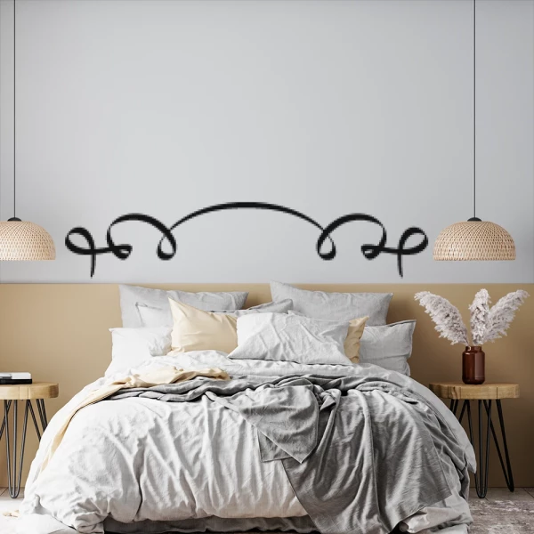 Sticker Lint hoofd van bed