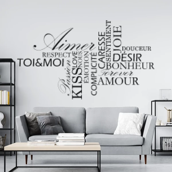 Sticker Omwonden Teksten