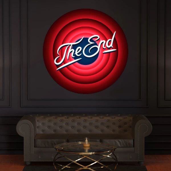 Sticker The End - Printed