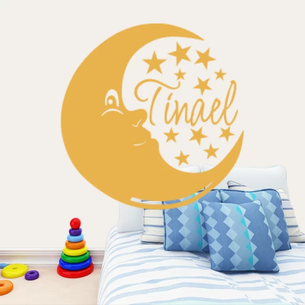 Sticker Tinael Maan Sterren