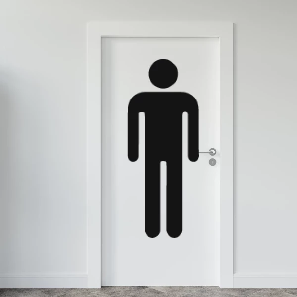 Sticker Toilet - Man