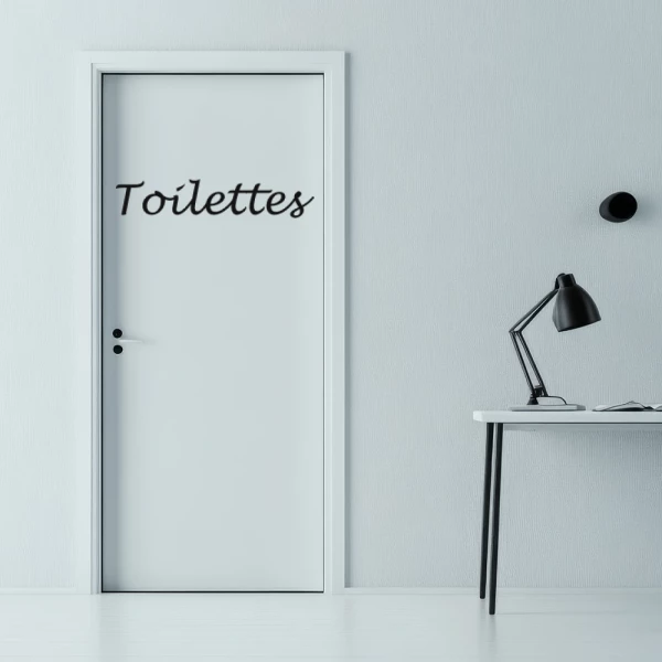 Sticker Toilettes "Lucida"