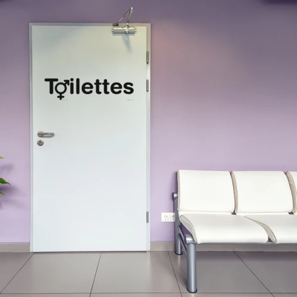 Sticker Toilettes - Gemengde 