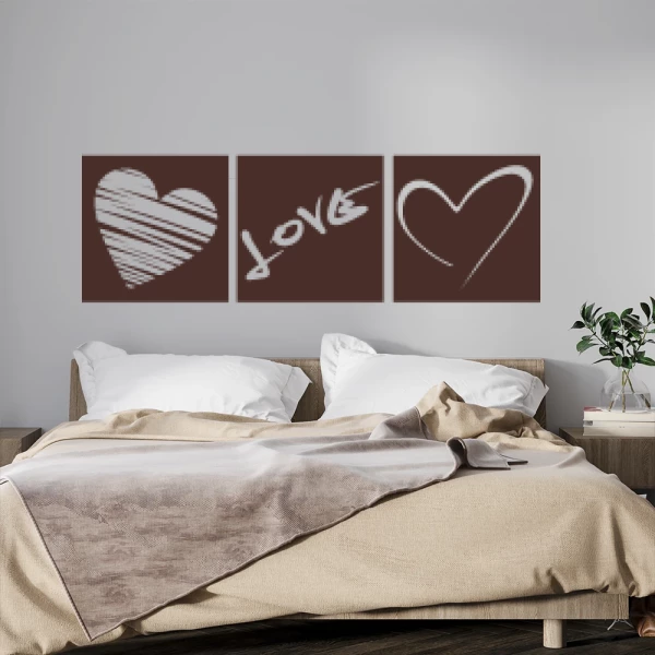 Sticker Drieluik Love