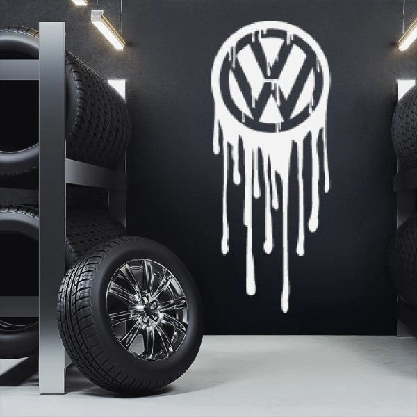 Sticker VW Verzakking