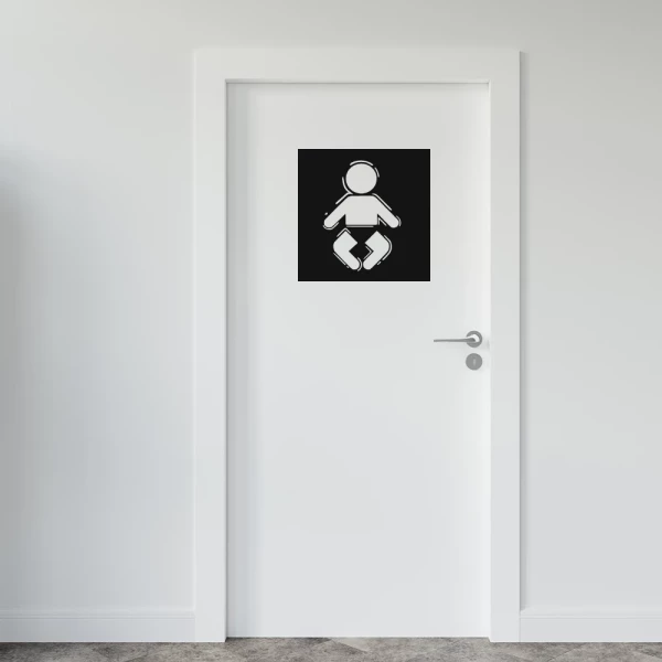 Sticker WC Dymo Baby