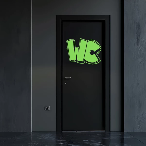 Sticker WC Graffiti