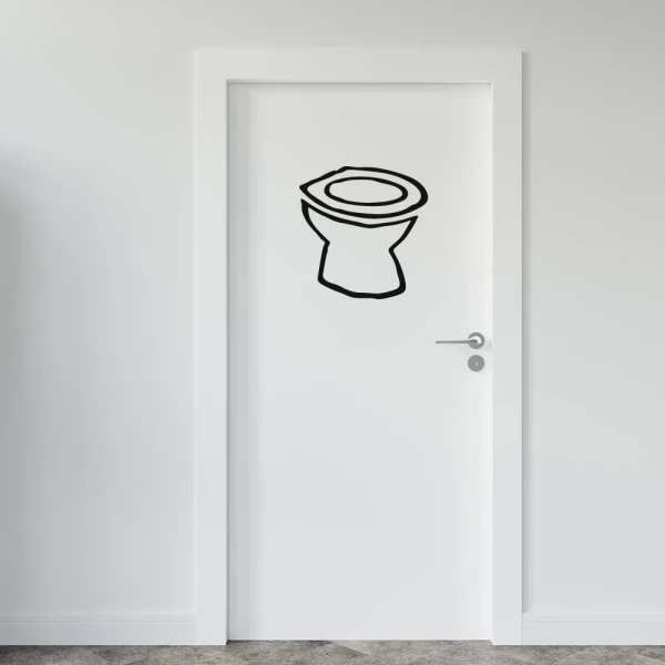 Sticker WC Lines 2