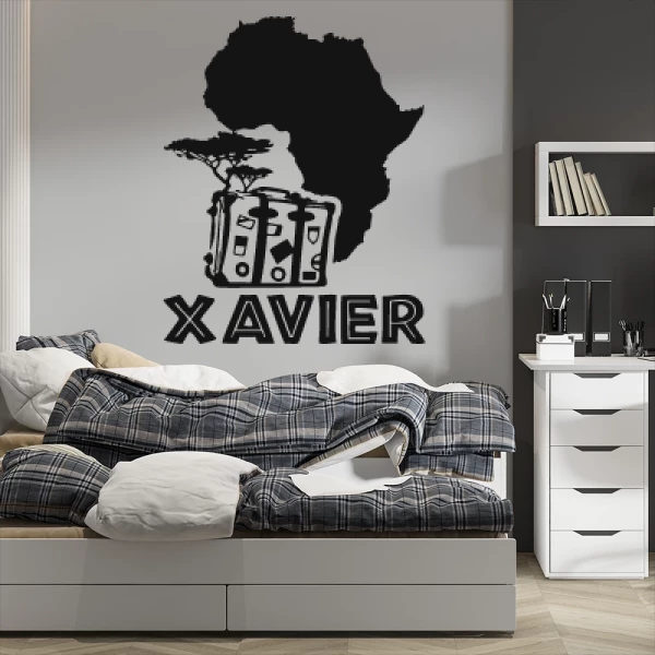 Sticker Xavier Reizen Afrika