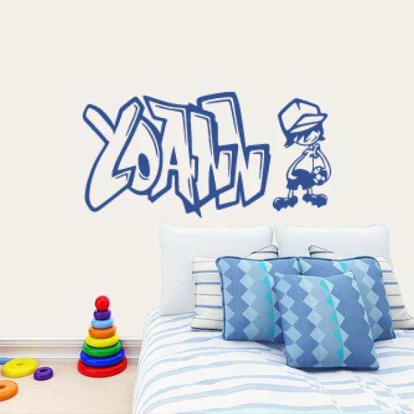 Sticker Yoann Graffiti Voetballer