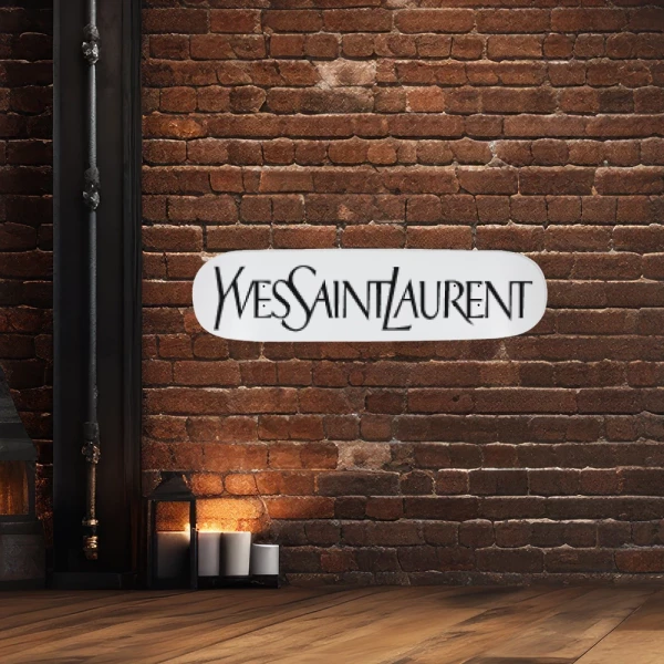 Sticker Yves Saint Laurent Tekst